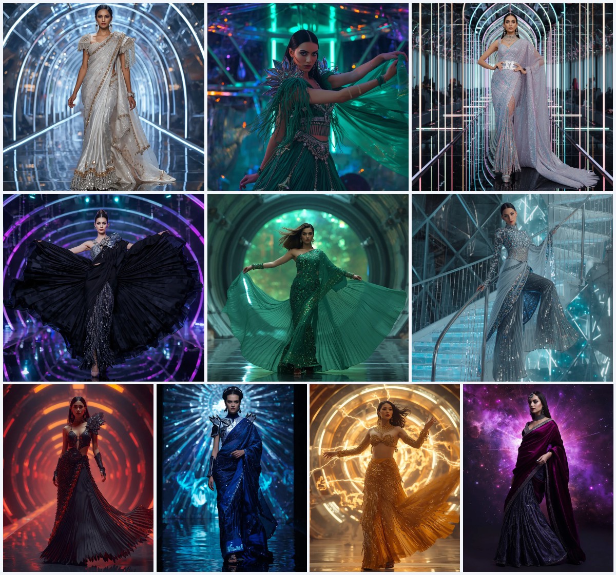 Ethereal Pearl Embellished Saree AI Prompts for Delicate Opulence | new ai prompt girl aesthetic